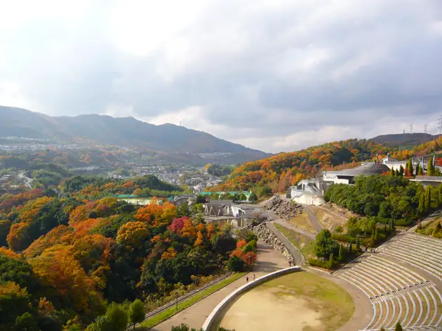 塩瀬中央公園。木々が多く、四季の移ろいを身近に感じられる住環境です。