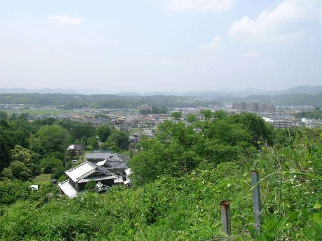 『東畦野山手』から見下ろした『東畦野』周辺の住宅地