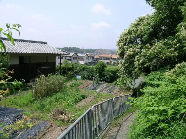 田畑と住宅が混在する『東畦野』周辺