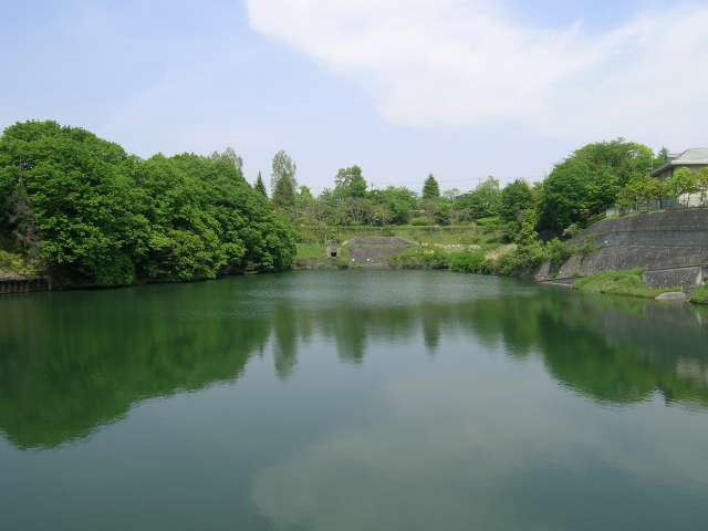 緑豊かで、広いグラウンドもある『平木谷公園』