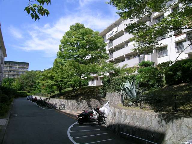 緑豊かな箕面如意谷住宅。野鳥の姿も多く見られます。