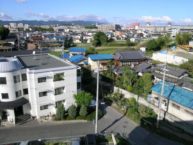 マンションと一戸建てが混在しています。