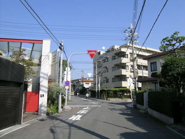 区画が整っており、マンションと一戸建が混在しています。
