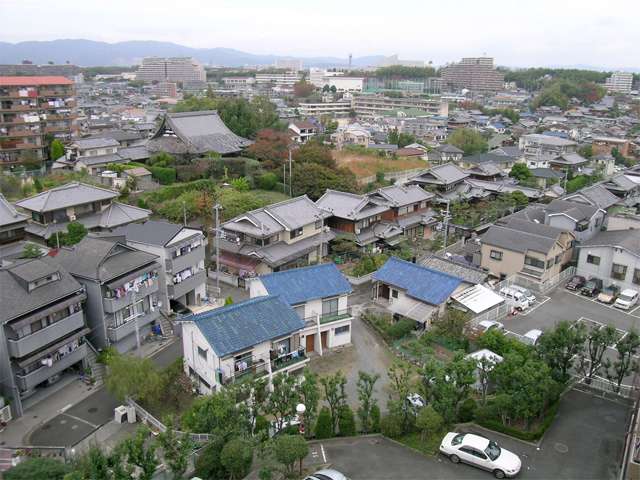 一戸建てが中心に建ち並ぶ『山田東』周辺