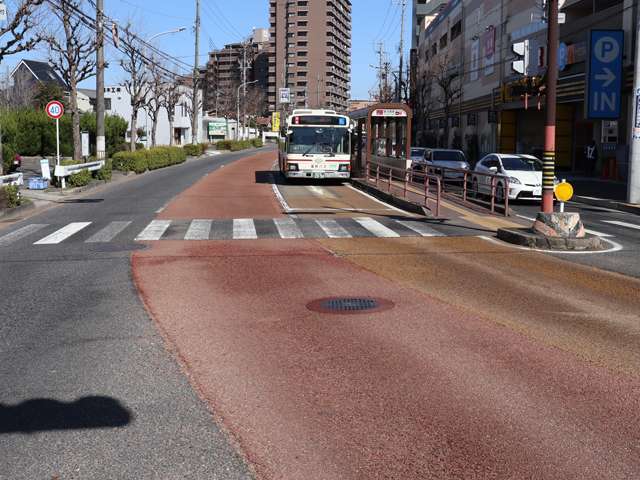 駅から徒歩圏外の地域が多いですが、エリアの北部を基幹バスが頻繁に運行されています