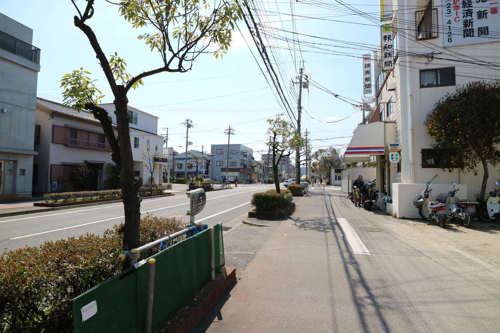 緑を身近に感じる住環境です。