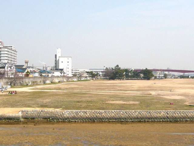 『御前浜公園』は、阪神間では貴重な自然の砂浜。海辺には鳥や貝、小魚などが見られます。