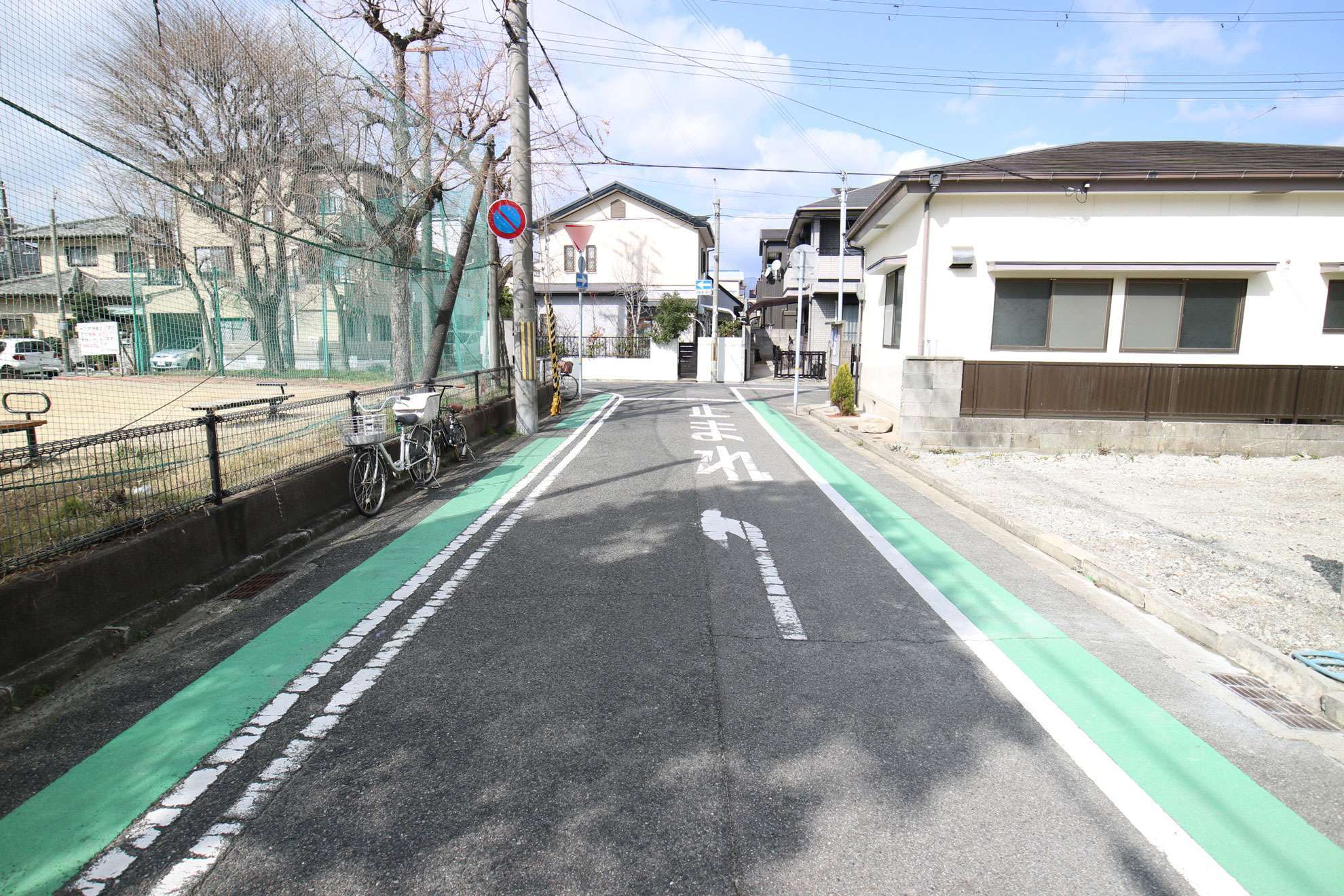 閑静な住宅地。