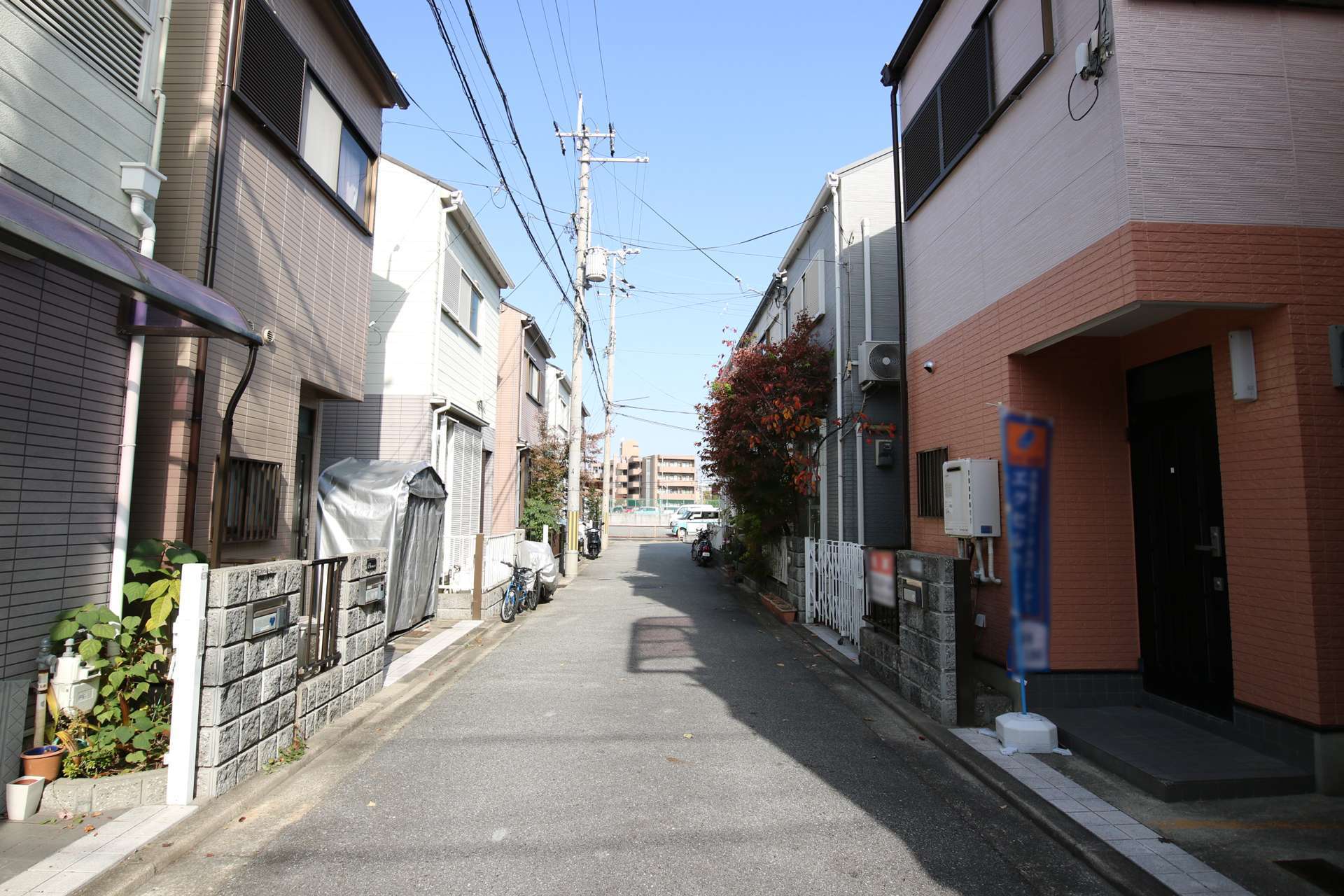 地勢は平坦で、自転車での移動もスムーズです。