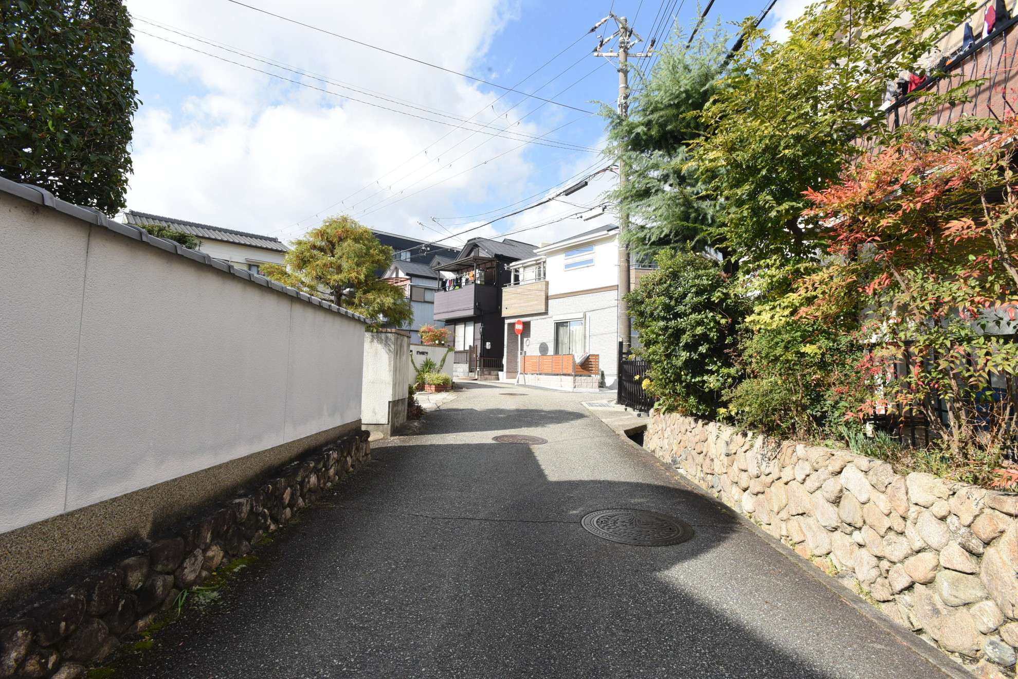 のどかな雰囲気の住宅地です。