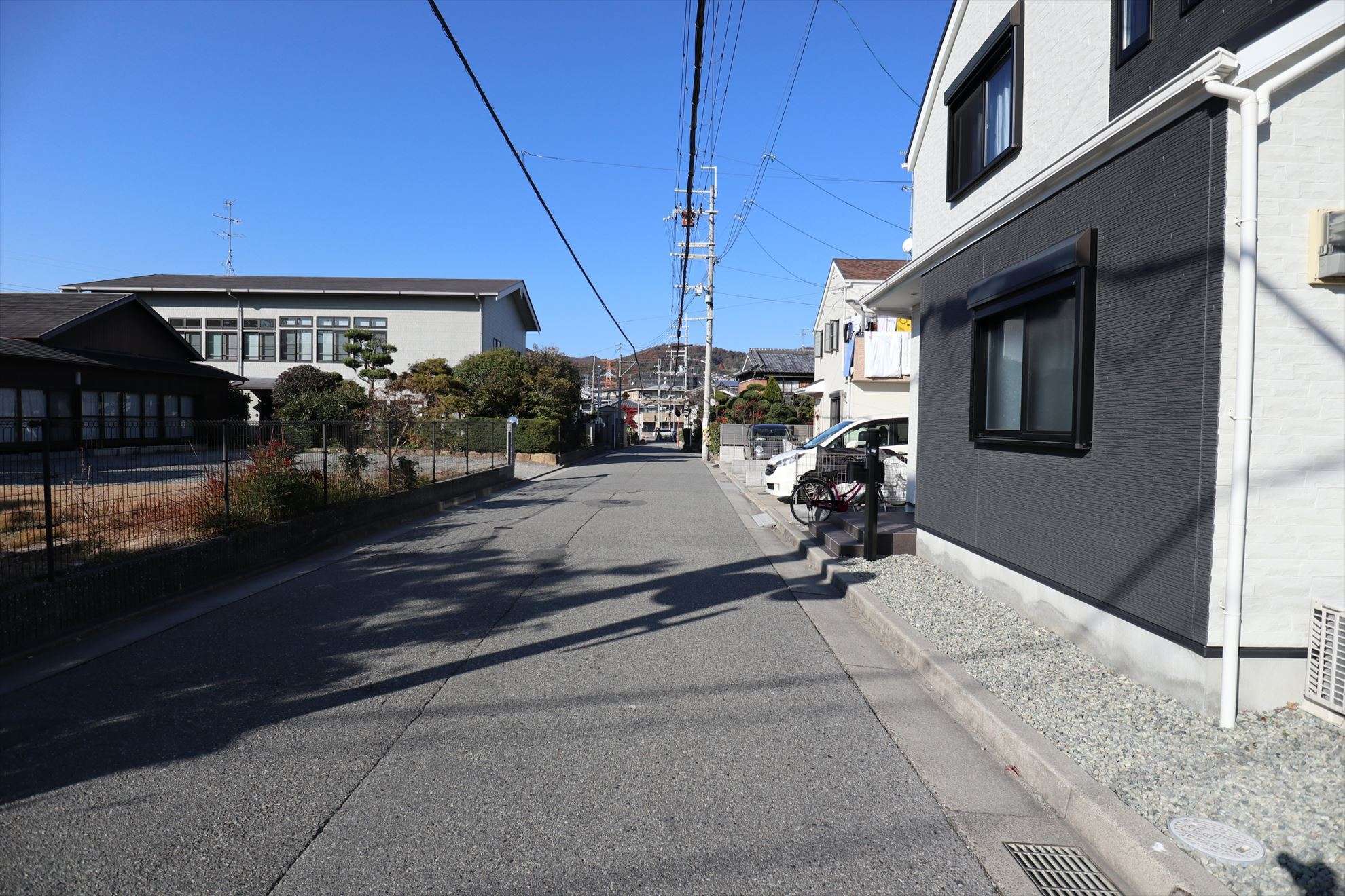 道幅は広くゆったりしています。