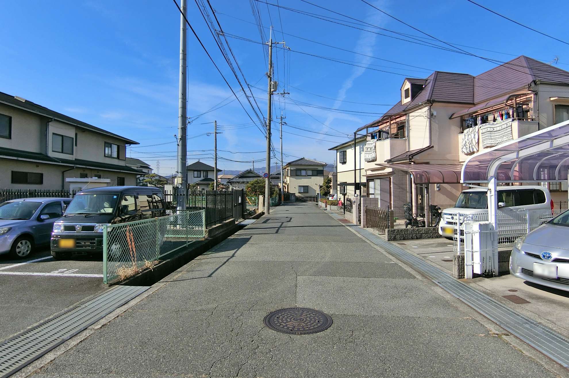 落ち着いた雰囲気の街並み。