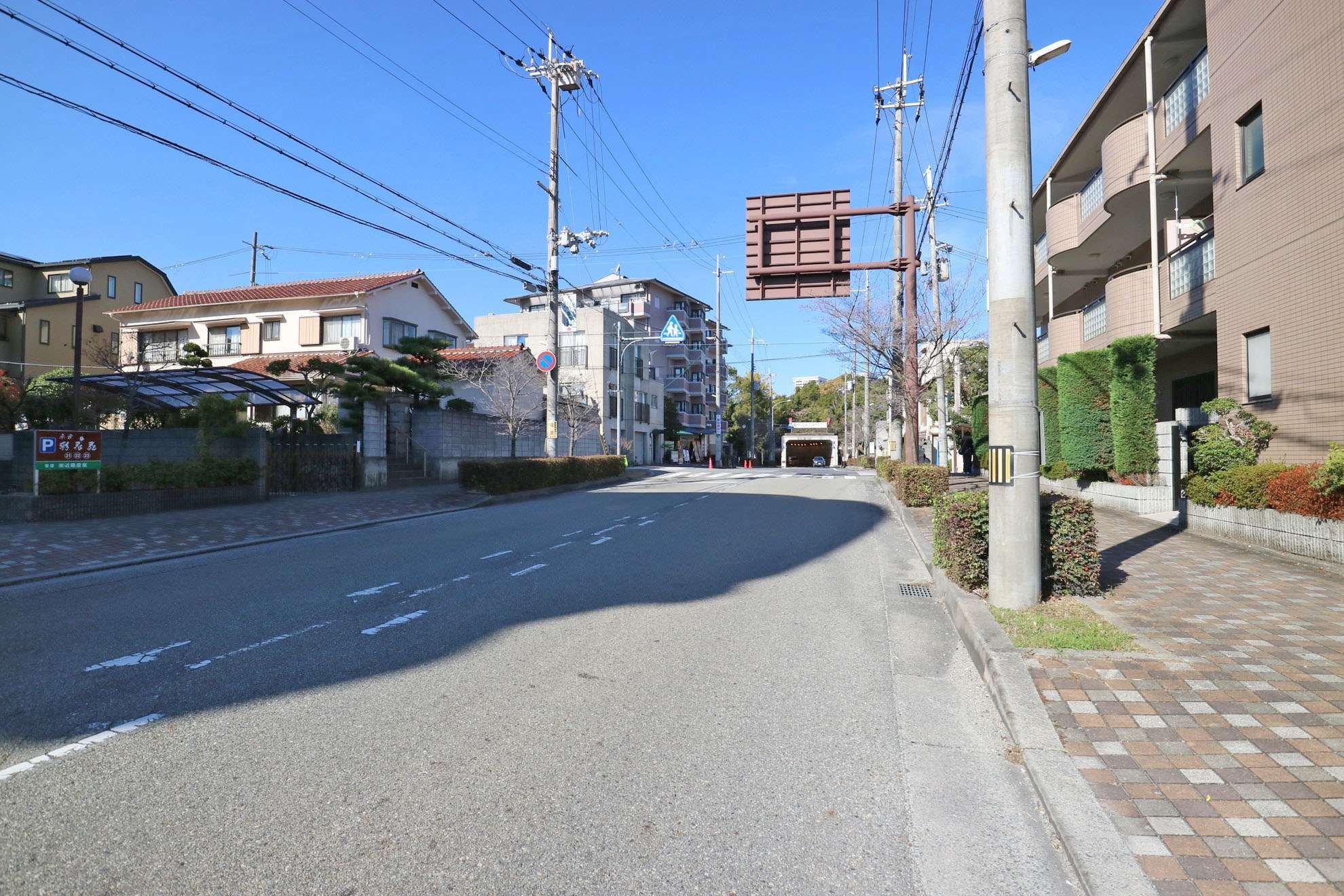 町中でも緑を感じるエリアです。