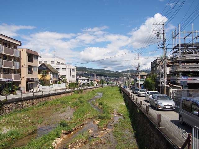 地勢はほぼ平坦で、自転車での移動が容易。