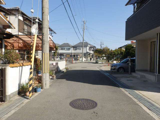 地勢は平坦で、自転車の移動がらくです。