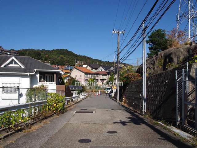長尾山の山麓に位置するため自然林が多く、緑が豊富な自然に囲まれた町。