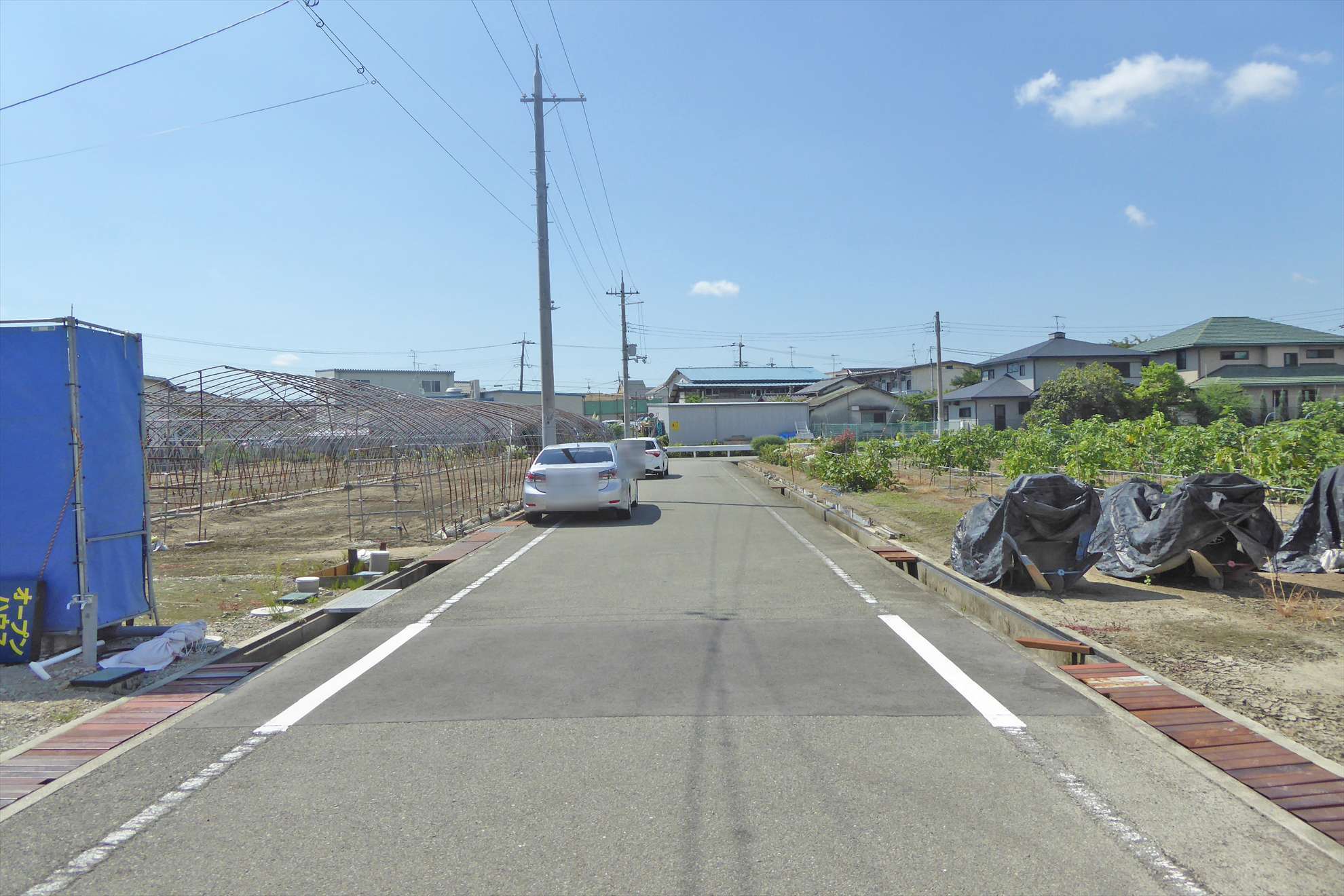 田畑が多く残っています。