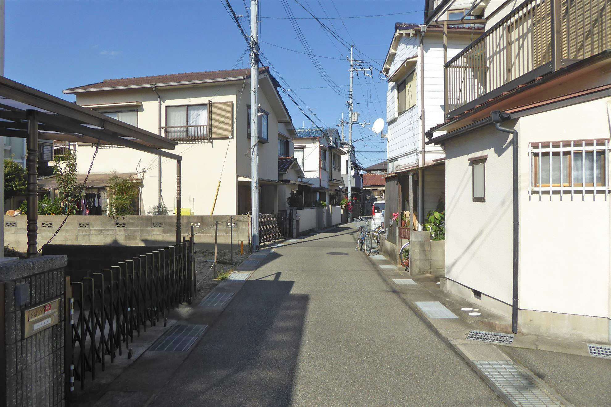 町の地勢はほぼ平坦で、自転車での移動が容易。