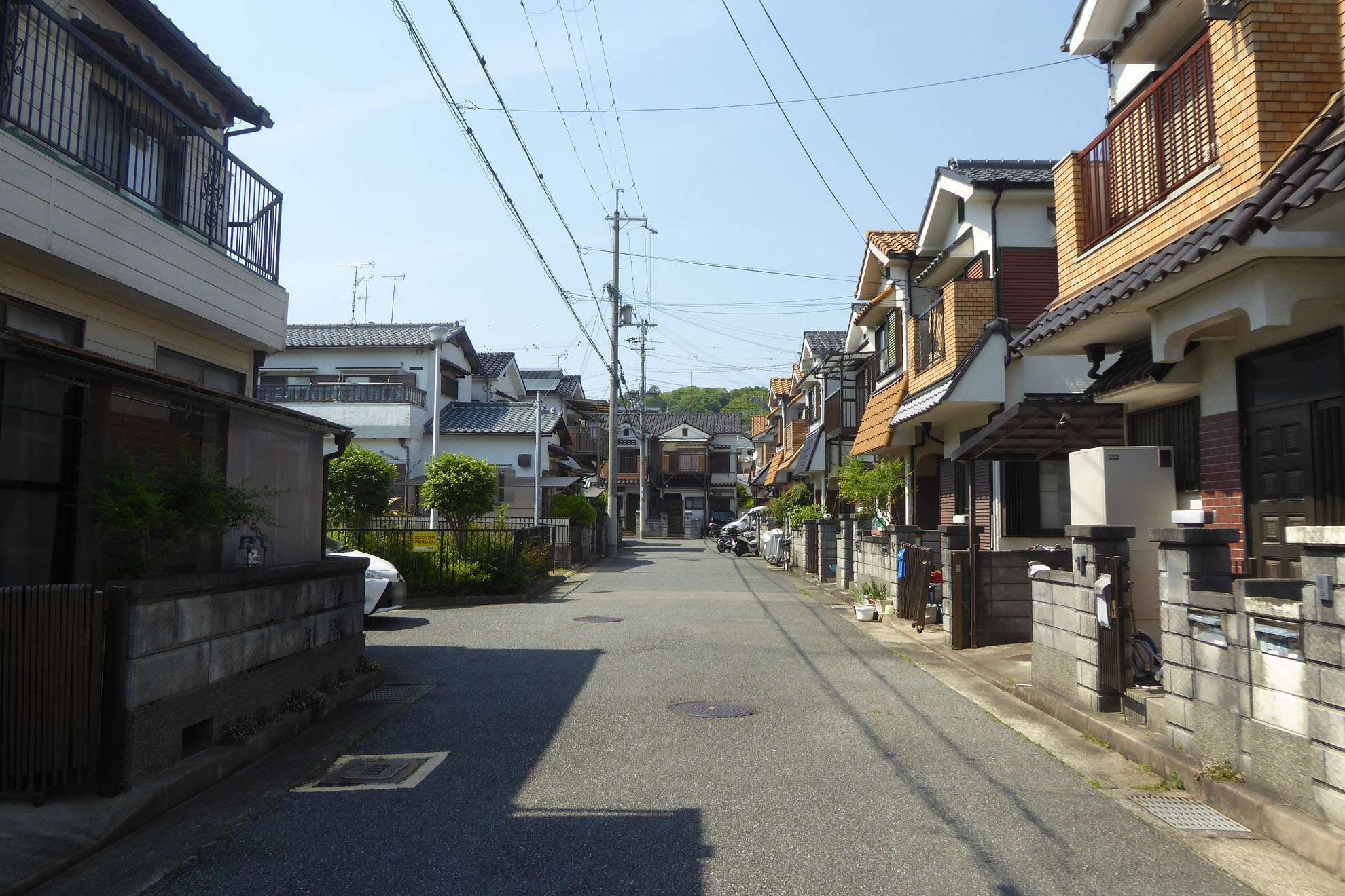 地勢はほぼ平坦で、自転車もラクに使えます。