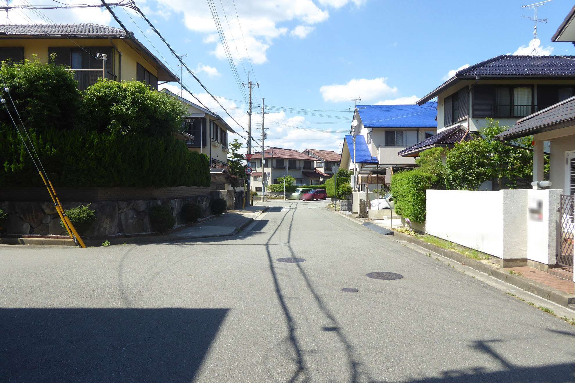 町の中は比較的平坦な地勢で、自転車での移動もできます。