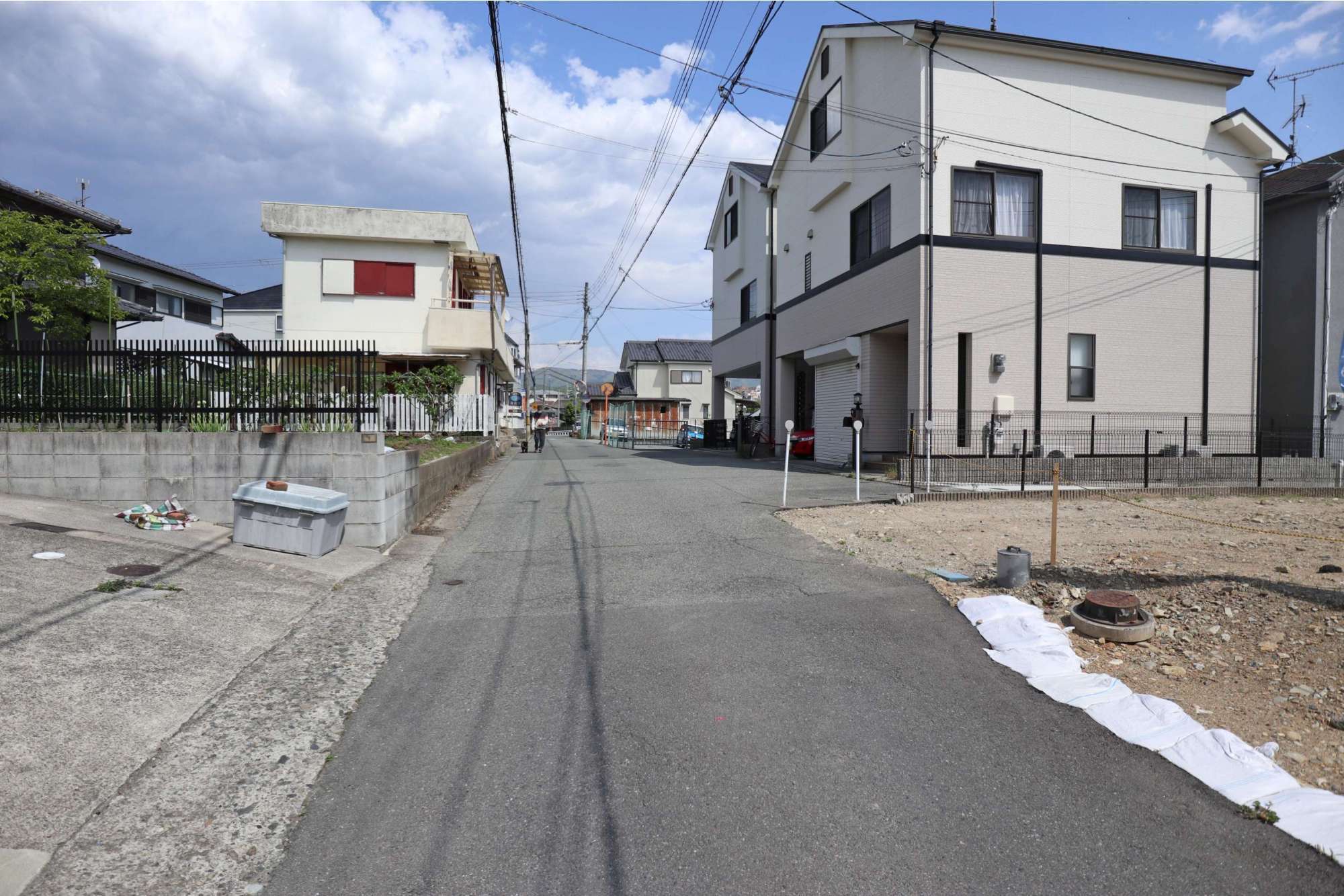 のどかな雰囲気の街並みです。