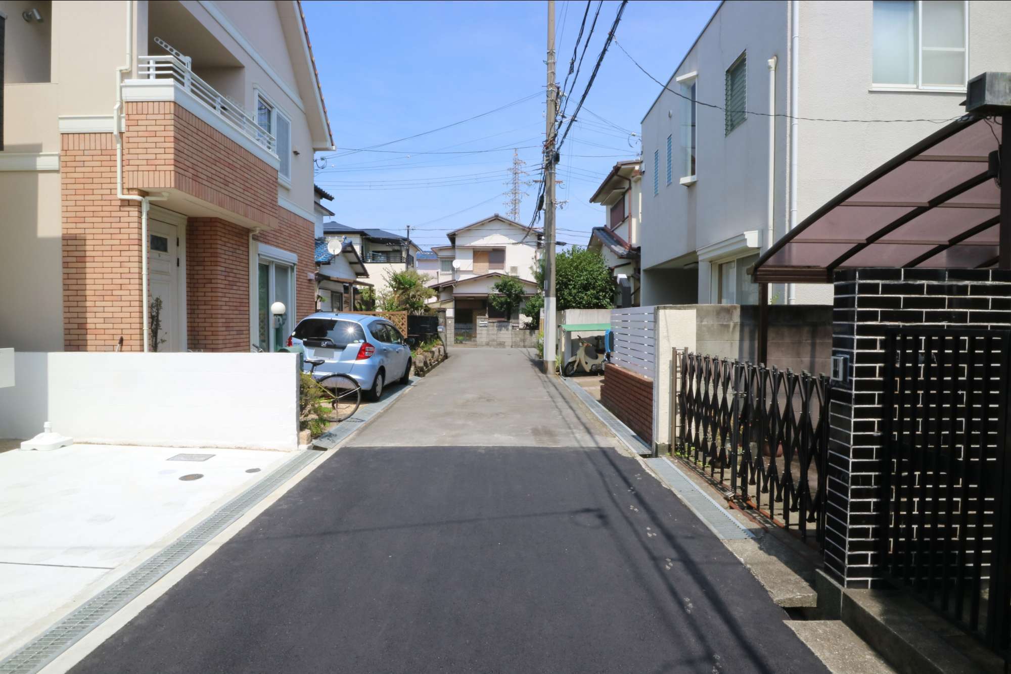 地勢は平坦で、自転車での移動はスムーズ。