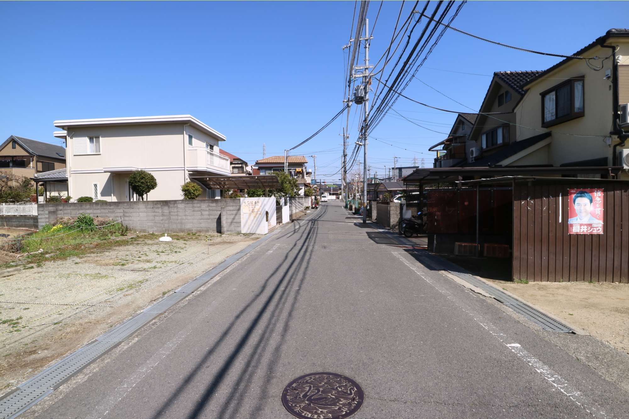 地勢は平坦で、自転車での移動もスムーズです。