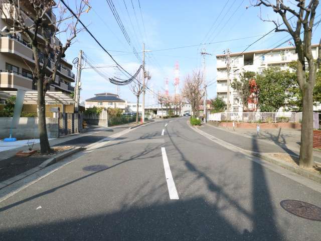 平坦な地勢の街並みです。