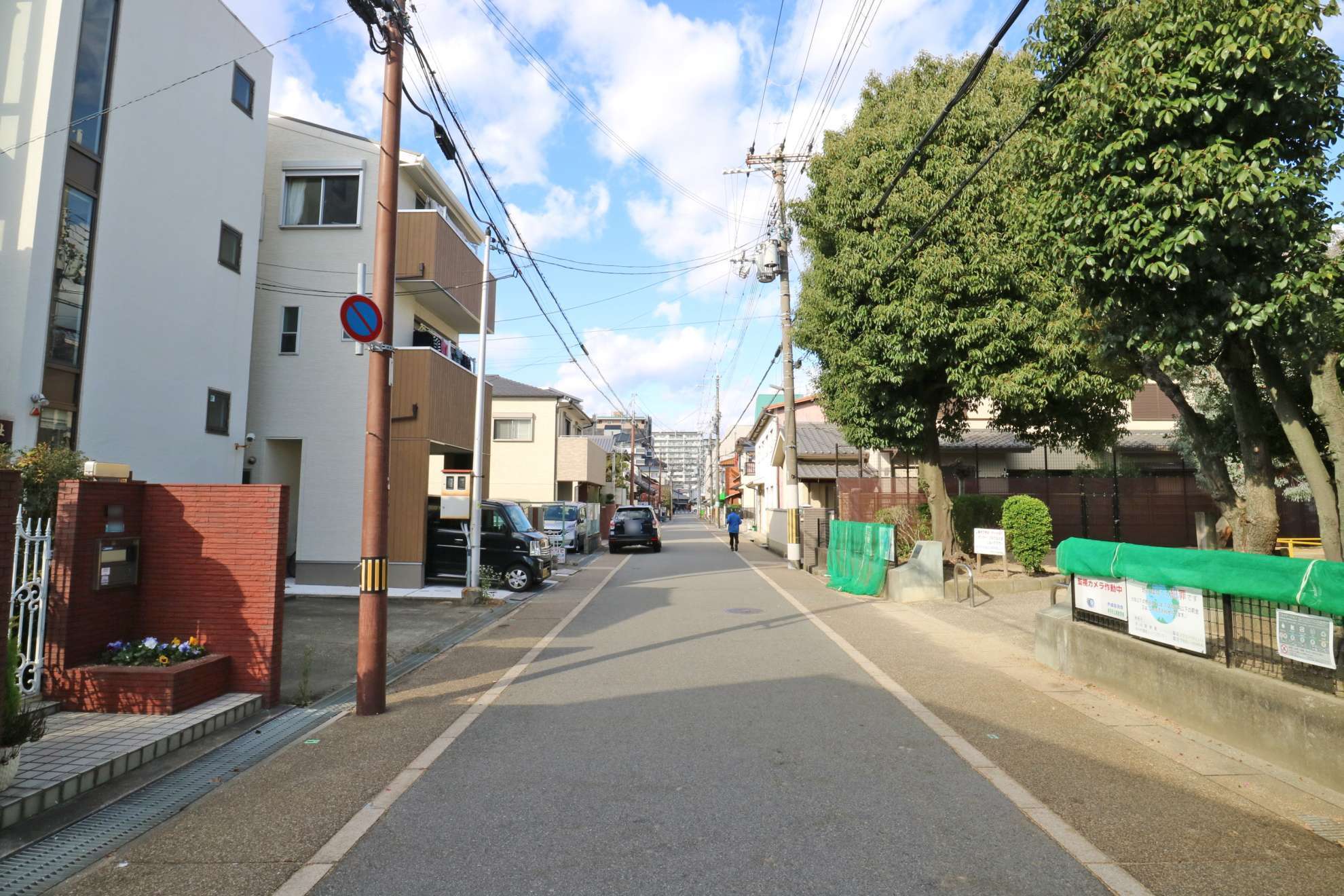 地勢は平坦で、自転車での移動もスムーズです。