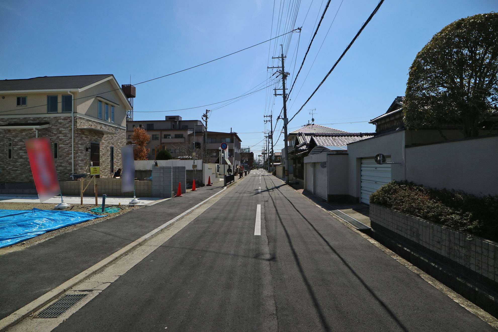 道幅も広く、ゆったりとしています。