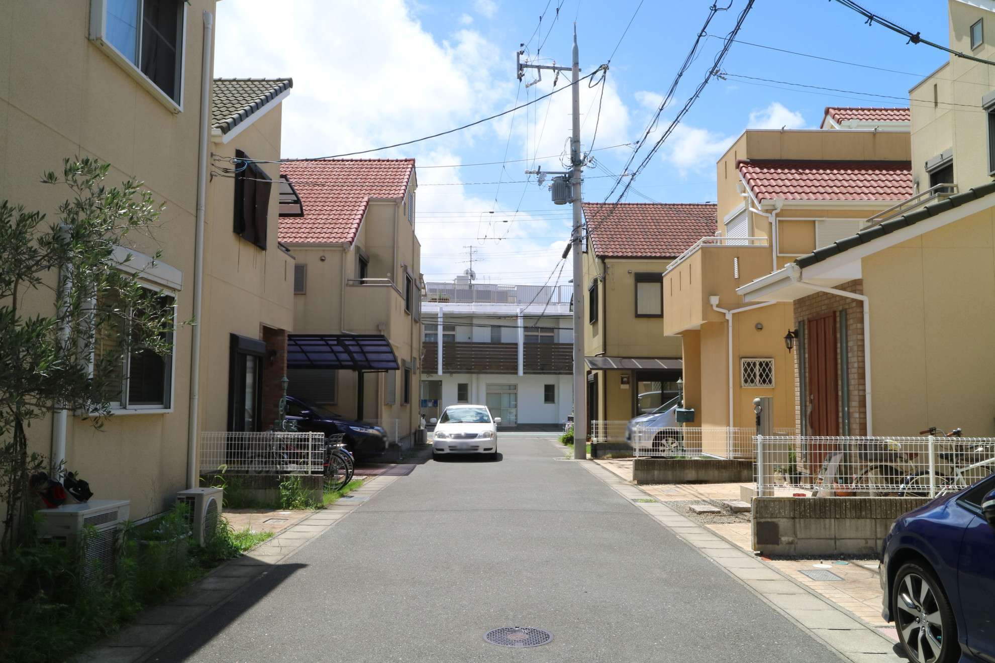 地勢は平坦で、自転車での移動もスムーズです。