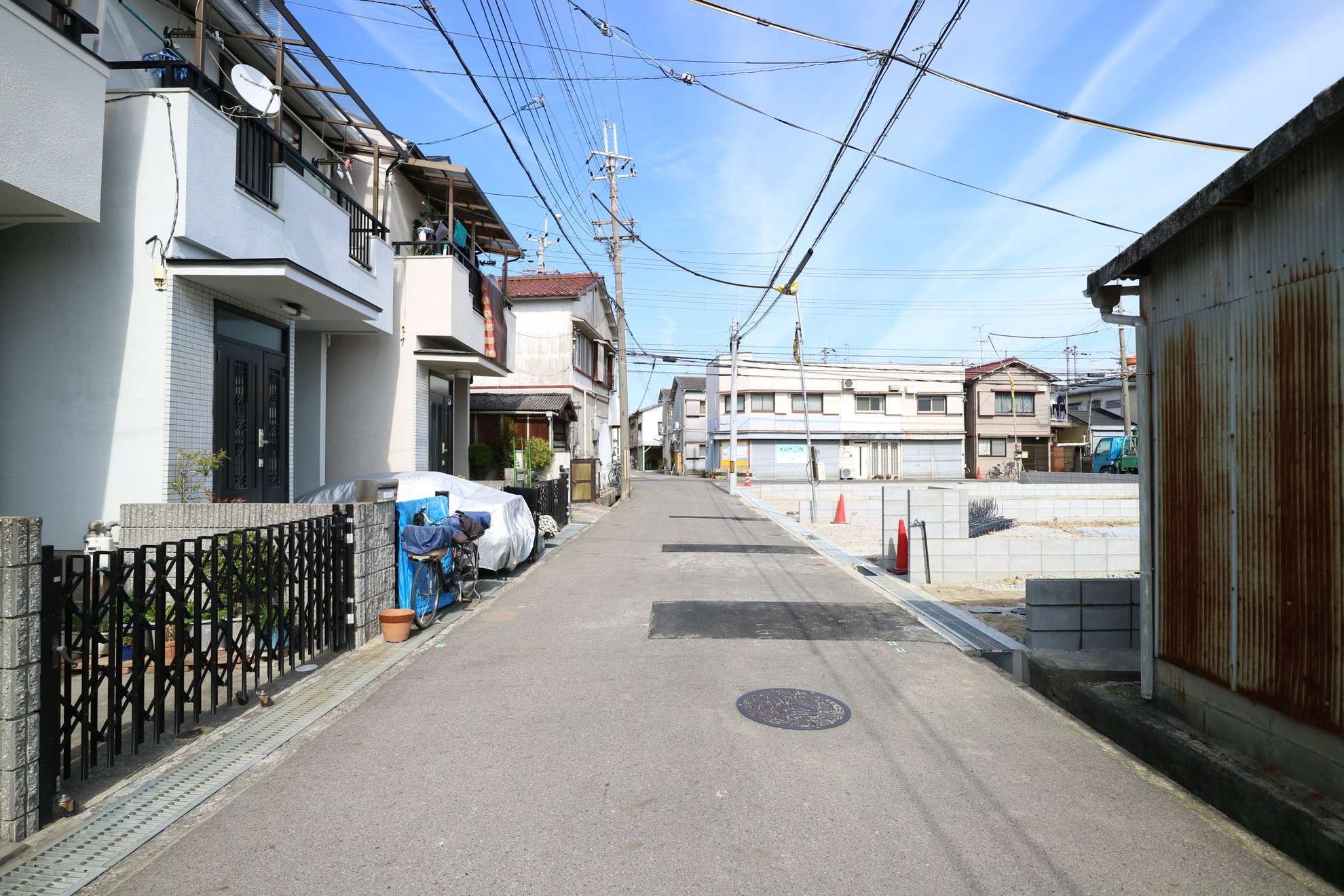 道幅は狭いところもありますが、地勢は平坦。