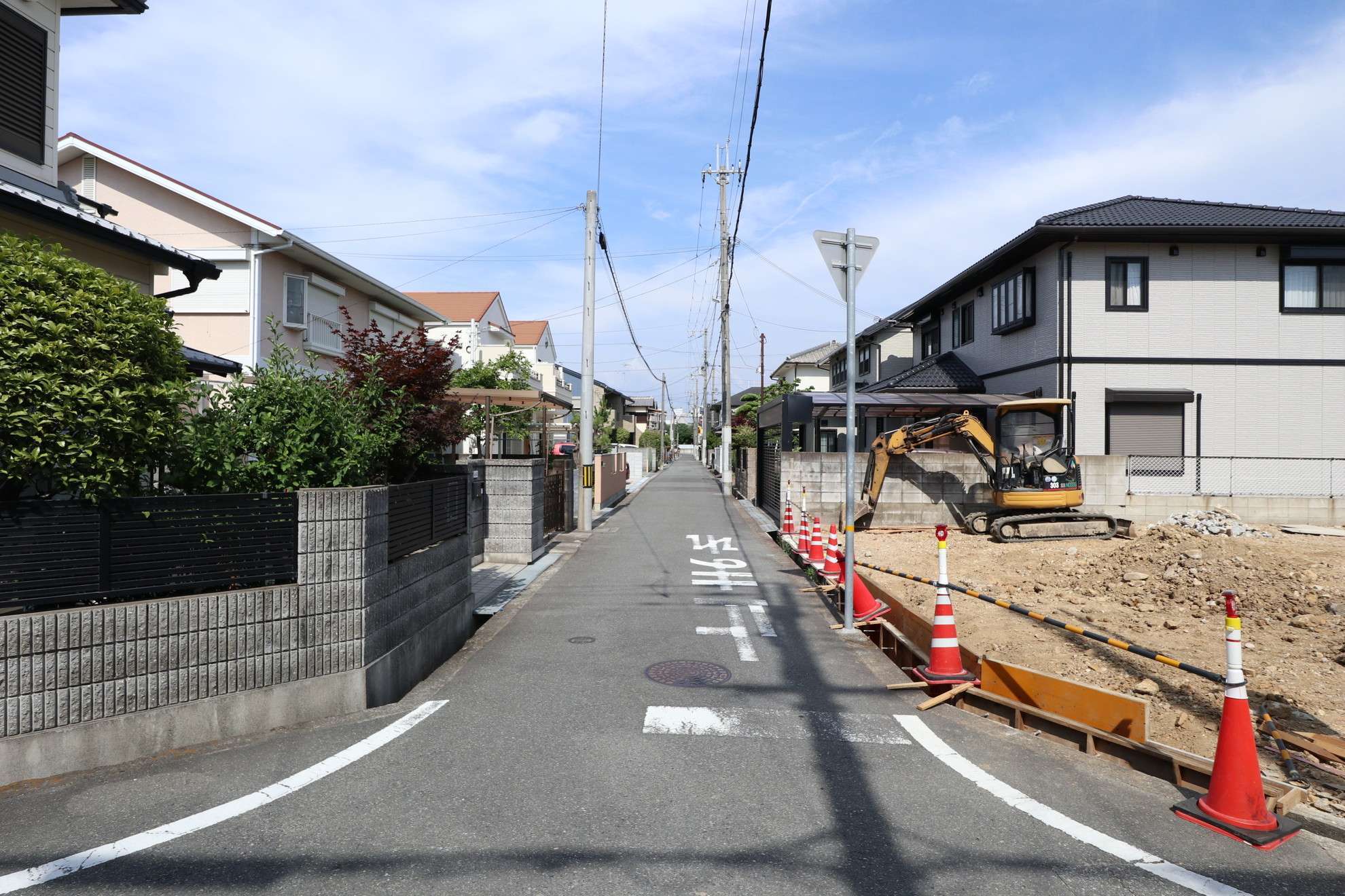 地勢は平坦で、自転車でラクに行き来ができるエリア。