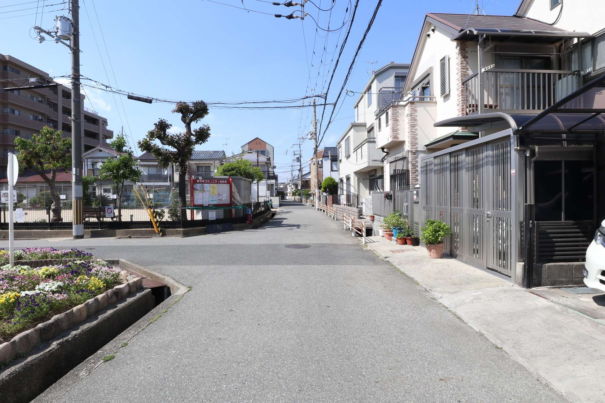 地勢は平坦です。