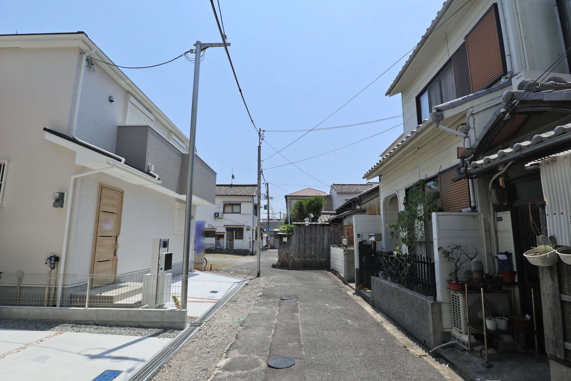 地勢は平坦で、自転車での移動もスムーズ。