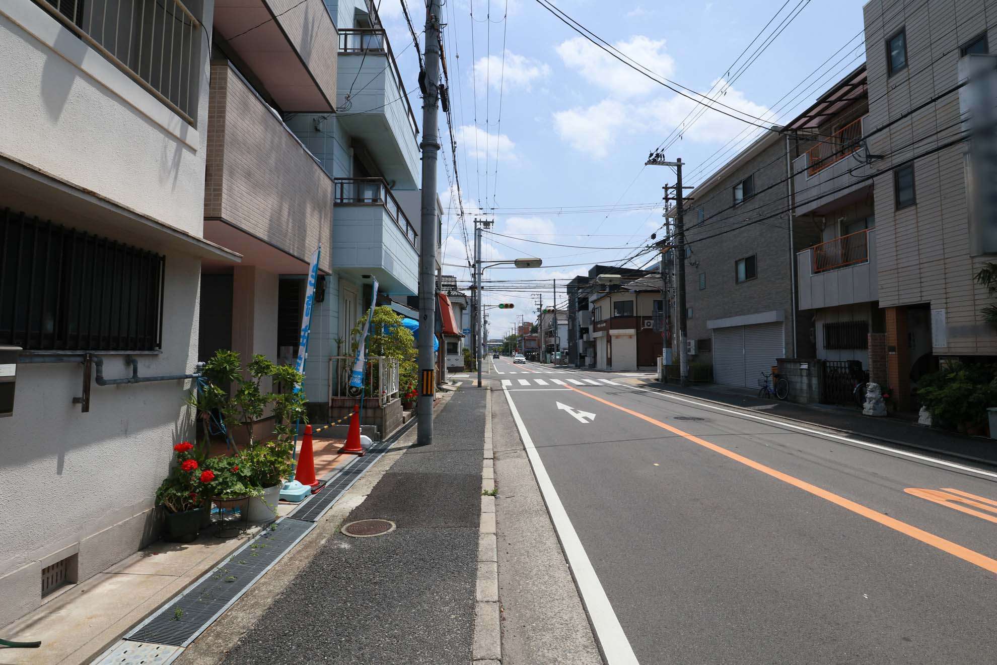 地勢は平坦で、すっきりした印象の街並み。