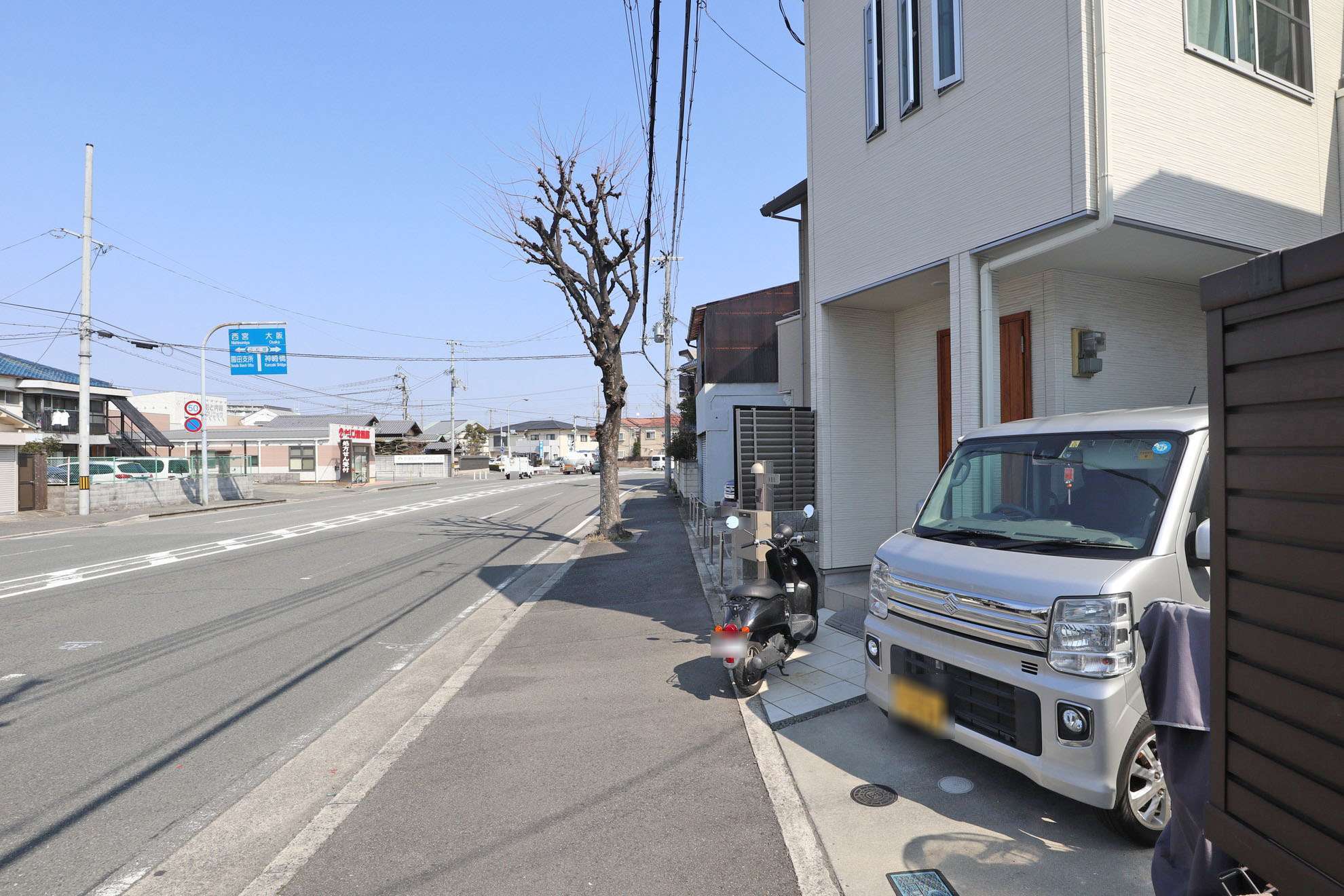 地勢はフラットで、自転車での移動もスムーズです。