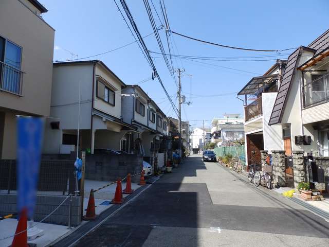 区画の整ったエリア。地勢は平坦です。