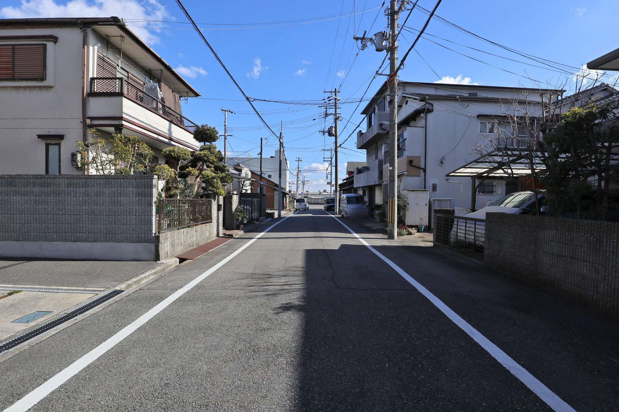 落ち着いた雰囲気の街並み。