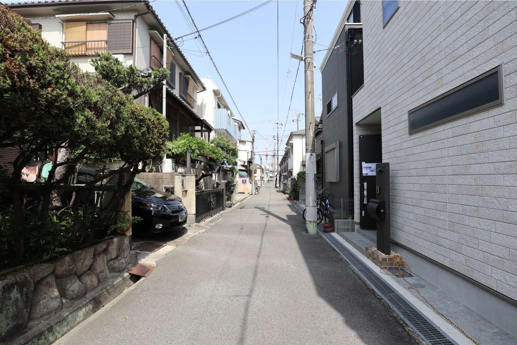 道幅が狭いところも多いです。