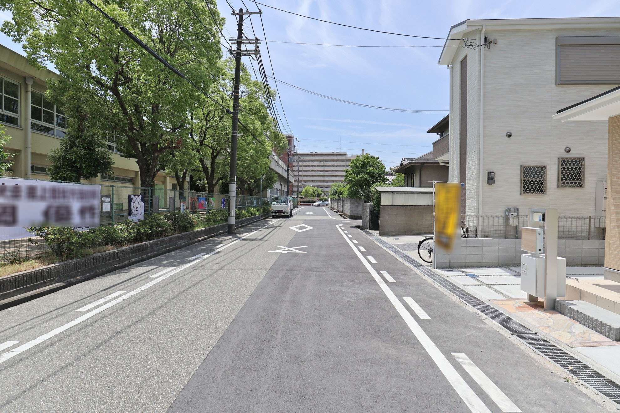 地勢は平坦で、自転車での移動もスムーズです。