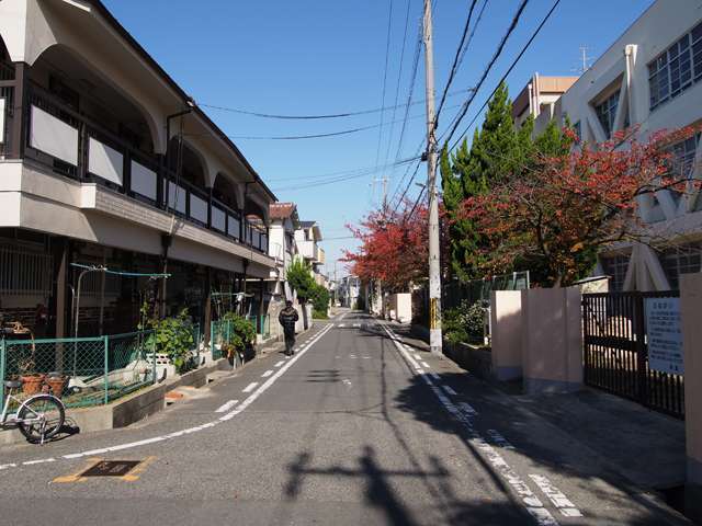 町のほとんどが第2種中高層住居専用地域に指定されており、マンションや一戸建てが中心に立ち並んでいます。