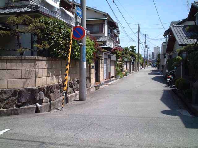 一戸建てとマンションが混在する、区画の整った住宅地です。