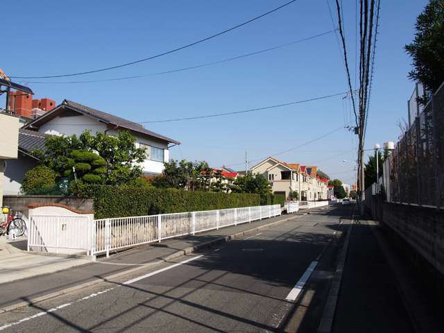 生垣のある家も多く、緑豊かな印象です。