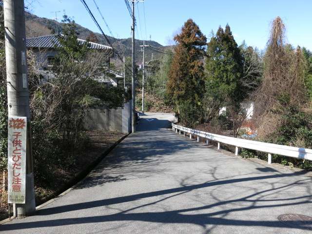 第1種低層住居専用地域に指定され、敷地の広い一戸建てが立ち並んでいます。