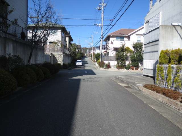 敷地の広い一戸建てが整然と立ち並ぶニュータウンの町。