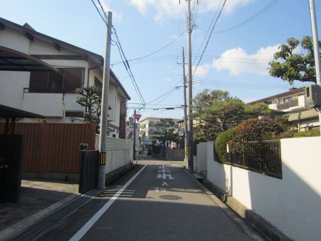 生け垣や植栽スペースを設けた家が多く、緑豊かな住環境。
