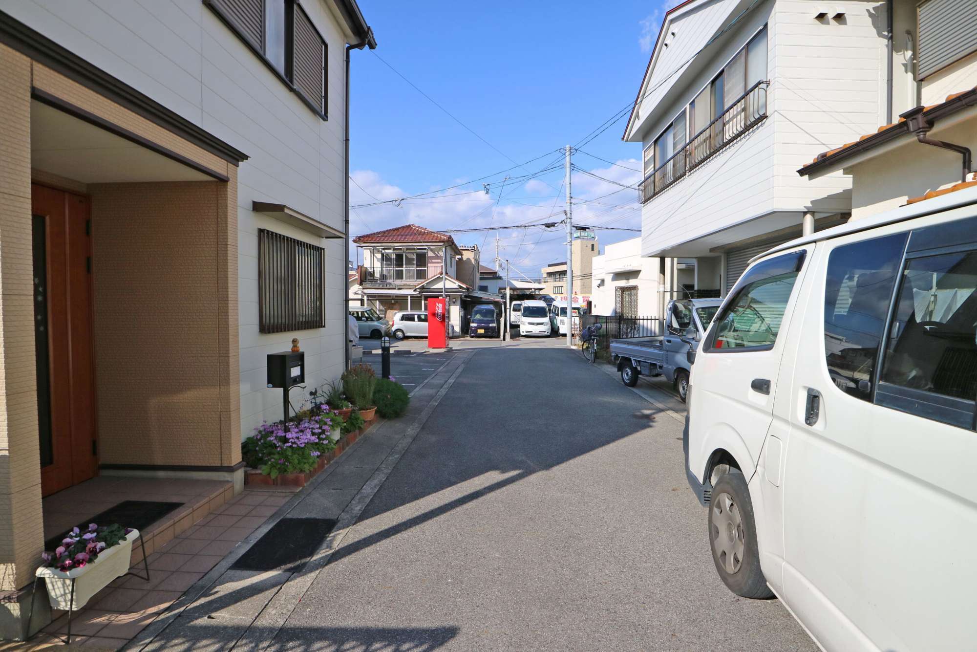 地勢は平坦で、自転車での移動もスムーズです。