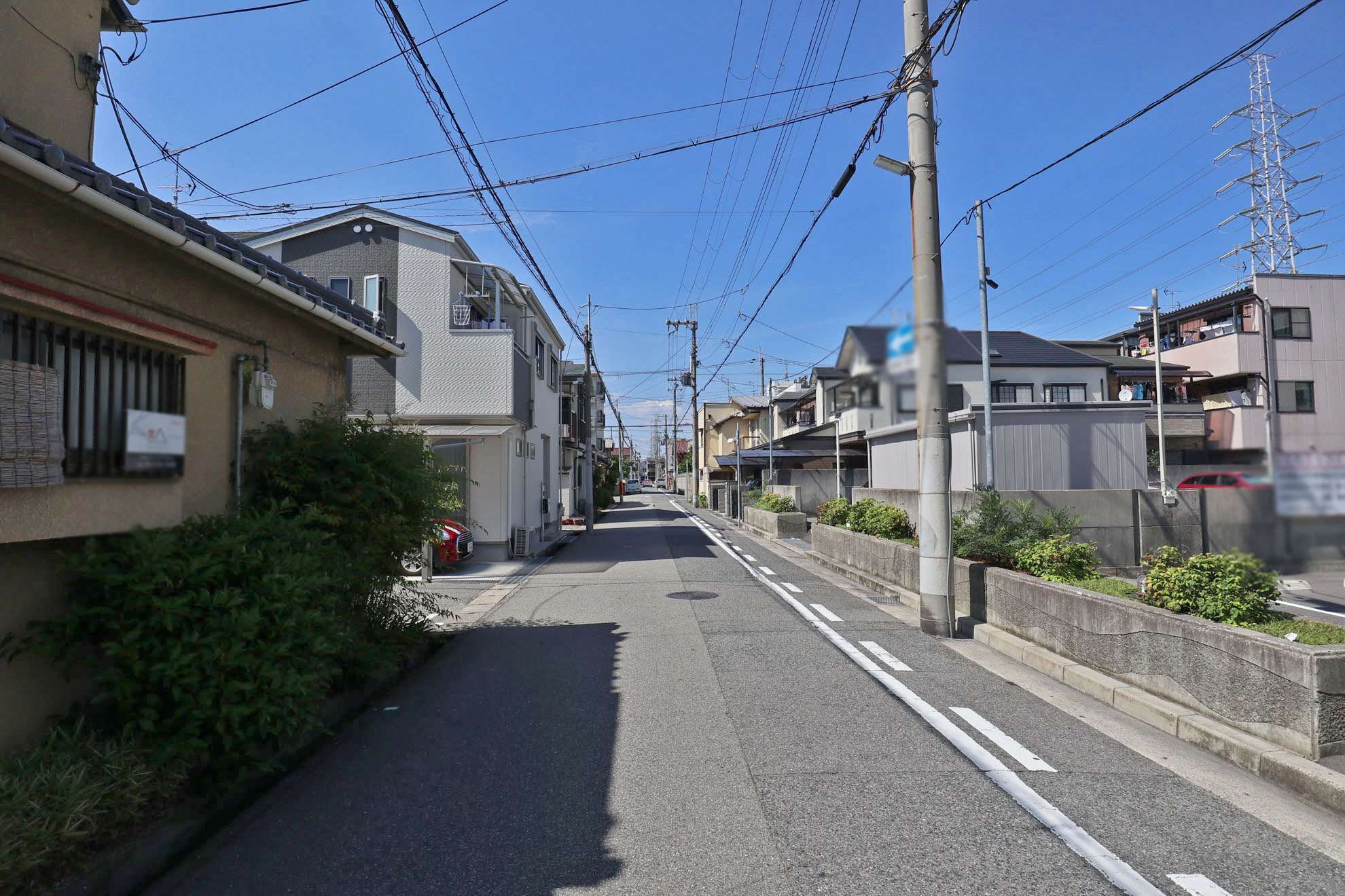 平坦な地勢で、自転車での行き来もスムーズです。