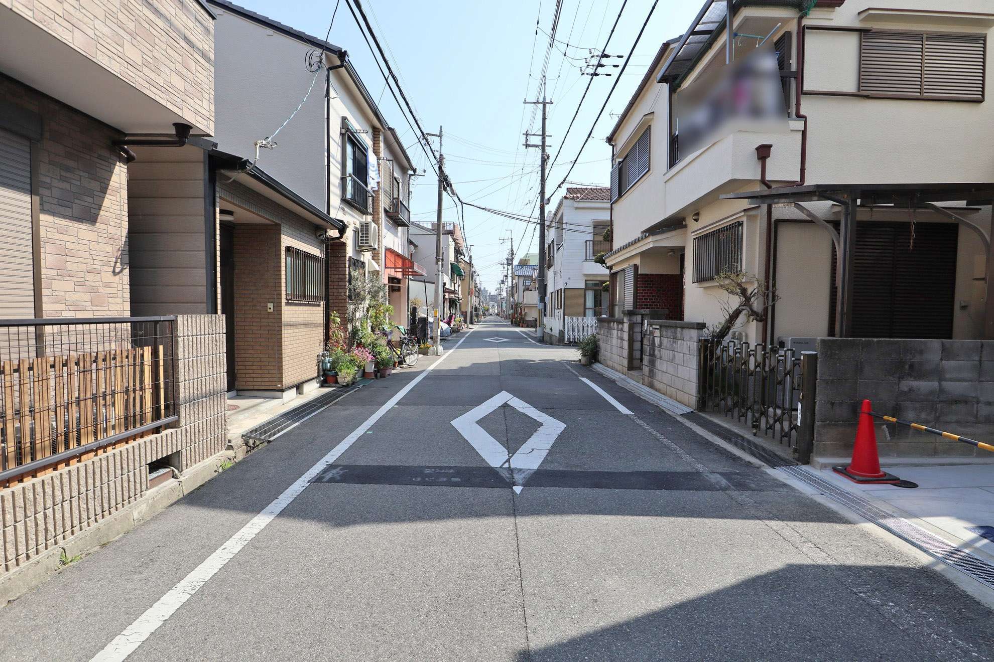 地勢はほぼ平坦で、自転車での移動が容易。